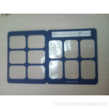 Detal X-ray Film Holder, Customized Plastic Film Holder (OET-D-063)